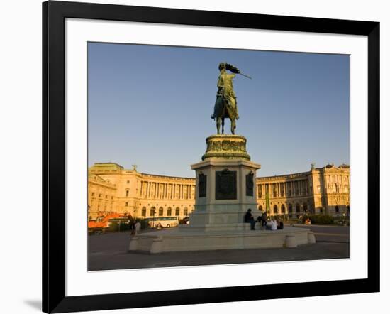 The Hofburg Palace on the Heldenplatz, Vienna, Austria, Europe-Michael Runkel-Framed Photographic Print