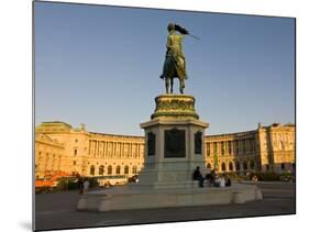 The Hofburg Palace on the Heldenplatz, Vienna, Austria, Europe-Michael Runkel-Mounted Photographic Print