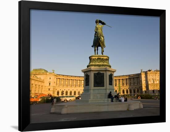 The Hofburg Palace on the Heldenplatz, Vienna, Austria, Europe-Michael Runkel-Framed Photographic Print