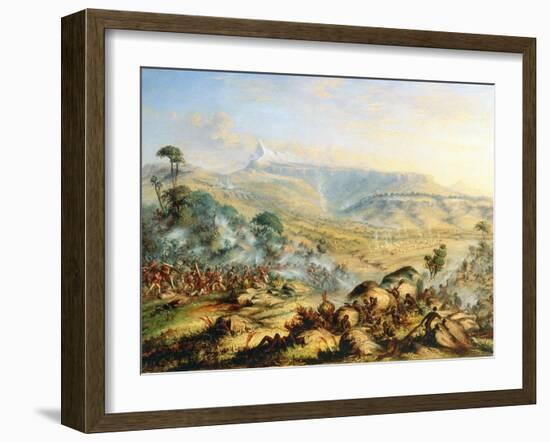 The Hog's Back or a Great Peak of the Amatola-British-Kaffraria-Thomas Baines-Framed Giclee Print
