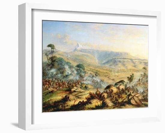 The Hog's Back or a Great Peak of the Amatola-British-Kaffraria-Thomas Baines-Framed Giclee Print