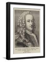 The Holberg Bi-Centenary in Denmark, Baron Ludwig Holberg, Danish Poet and Dramatist-null-Framed Giclee Print