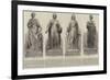 The Holborn-Valley Viaduct, Bronze Allegorical Statues on the Piers of the Farringdon-Street Bridge-null-Framed Giclee Print