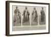 The Holborn-Valley Viaduct, Bronze Allegorical Statues on the Piers of the Farringdon-Street Bridge-null-Framed Giclee Print