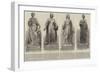 The Holborn-Valley Viaduct, Bronze Allegorical Statues on the Piers of the Farringdon-Street Bridge-null-Framed Giclee Print