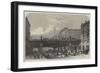 The Holborn Valley Viaduct, in Course of Construction-Frank Watkins-Framed Giclee Print