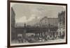 The Holborn Valley Viaduct, in Course of Construction-Frank Watkins-Framed Giclee Print