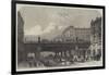 The Holborn Valley Viaduct, in Course of Construction-Frank Watkins-Framed Giclee Print