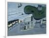 The Hold House Port Mear Square Island Port Mear Beach-Alfred Wallis-Framed Giclee Print