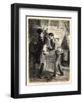 The Hold-Up, 1921-George Wesley Bellows-Framed Giclee Print