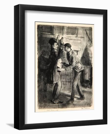 The Hold-Up, 1921-George Wesley Bellows-Framed Giclee Print