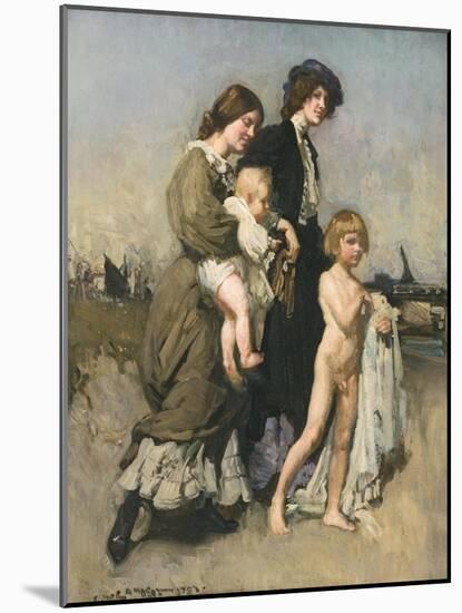 The Holiday Group, 1907-George Washington Lambert-Mounted Giclee Print