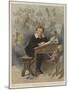 The Holiday Letter from School, a Boy's Dream of the Coming Christmas-Adrien Emmanuel Marie-Mounted Giclee Print