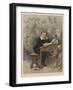 The Holiday Letter from School, a Boy's Dream of the Coming Christmas-Adrien Emmanuel Marie-Framed Giclee Print