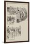 The Holiday Season in Belgium, Sketches at Blankenberghe-null-Framed Giclee Print