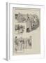 The Holiday Season in Belgium, Sketches at Blankenberghe-null-Framed Giclee Print