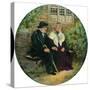 The Holland Family at Lane Ends Green, 1848-null-Stretched Canvas