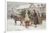 The Holly Cart-George Goodwin Kilburne-Framed Giclee Print