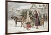 The Holly Cart-George Goodwin Kilburne-Framed Giclee Print