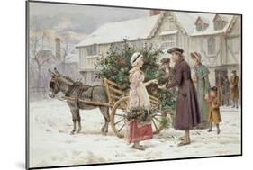 The Holly Cart-George Goodwin Kilburne-Mounted Giclee Print