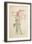 The Hollyhock from the 'Flora's Feast'-Walter Crane-Framed Giclee Print