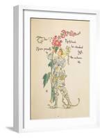 The Hollyhock from the 'Flora's Feast'-Walter Crane-Framed Giclee Print