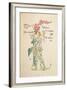 The Hollyhock from the 'Flora's Feast'-Walter Crane-Framed Giclee Print