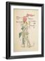 The Hollyhock from the 'Flora's Feast'-Walter Crane-Framed Giclee Print