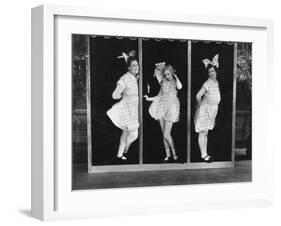 The Hollywood Review of 1929, from Left: Marie Dressler, Bessie Love, Polly Moran, 1929-null-Framed Photo