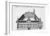 The Holy Apostles Boarding School in Halle, Ca 1725, Germany 18th Century-null-Framed Giclee Print