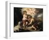 The Holy Children with a Shell, 1670-1675-Bartolomé Esteban Murillo-Framed Giclee Print