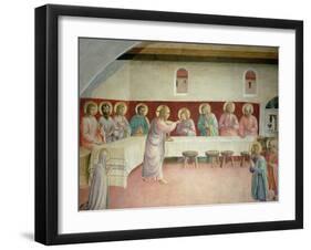 The Holy Communion and the Last Supper-Fra Angelico-Framed Premium Giclee Print