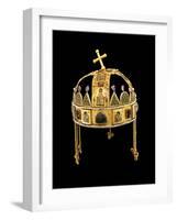 The Holy Crown of Hungary, 11th-12th Century-Byzantine-Framed Giclee Print