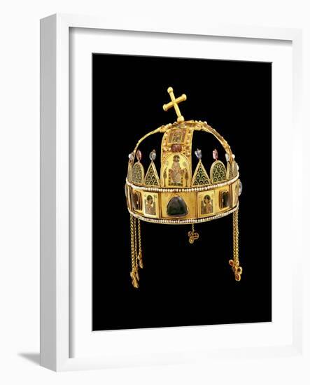 The Holy Crown of Hungary, 11th-12th Century-Byzantine-Framed Giclee Print