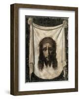 The Holy Face-Francisco de Zurbarán-Framed Giclee Print