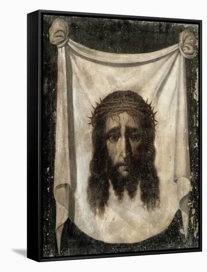 The Holy Face-Francisco de Zurbarán-Framed Stretched Canvas