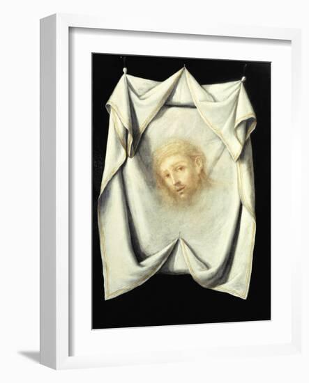 The Holy Face-Francisco de Zurbarán-Framed Giclee Print