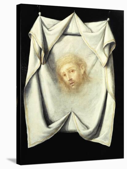 The Holy Face-Francisco de Zurbarán-Stretched Canvas