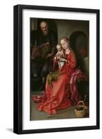 The Holy Family, 1480-1490-Martin Schongauer-Framed Giclee Print