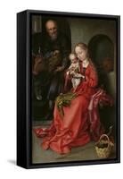 The Holy Family, 1480-1490-Martin Schongauer-Framed Stretched Canvas