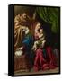 The Holy Family, 1613-Luis Tristan de Escamilla-Framed Stretched Canvas