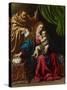 The Holy Family, 1613-Luis Tristan de Escamilla-Stretched Canvas