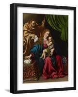 The Holy Family, 1613-Luis Tristan de Escamilla-Framed Giclee Print