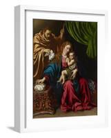 The Holy Family, 1613-Luis Tristan de Escamilla-Framed Giclee Print