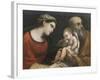 The Holy Family, 1615-16-Guercino-Framed Giclee Print