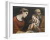 The Holy Family, 1615-16-Guercino-Framed Giclee Print