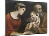 The Holy Family, 1615-16-Guercino-Mounted Giclee Print