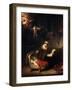 The Holy Family, 1645-Rembrandt van Rijn-Framed Giclee Print