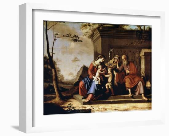 The Holy Family, 1655-Pierre Cauchy-Framed Giclee Print