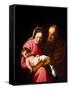 The Holy Family, 16Th Century (Canvas)-Hendrick Bloemaert-Framed Stretched Canvas